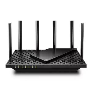 Portatīvais maršrutētājs TP‑LINK Archer AX72 — divjoslu Wi‑Fi 6 (802.11ax), 5400 Mb/s, 6 ārējās antenas, 4 Gigabit LAN, USB 3.2, RJ‑45 WAN