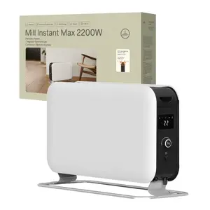Mill Elektriskais konvektors CO2200LEDMAX  2200W Balts IPX4 3 jaudas līmeņi un LED termostatu telpām līdz 30 m²
