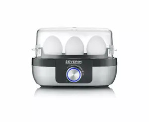 Egg Cooker Severin EK 3163 3 Egg Black Stainless Steel Transparent