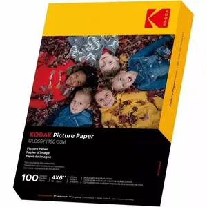 Foto papīrs Kodak 9891161 spīdīgs 10x15 cm 180 g/m², 100 loksnes