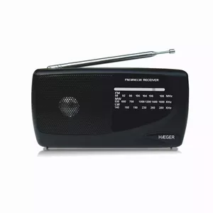 Portatīvā radio Haeger PR-TRI.002A AM FM LW MW Melns