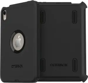 Aizsargmaciņš OTTERBOX Defender Series priekš Apple iPad mini 6 — polikarbonāts, melns
