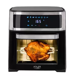 Karstais gaisa cepeškrāsns Adler AD 6309 13 L 2500 W melna/sudraba, skārienvadība, grila iesms