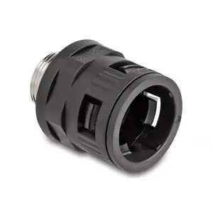 Savienojums DeLOCK 60455 M25 melns misiņš plastmasa 2 gabali