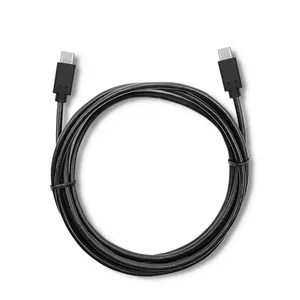 USB kabelis Qoltec 52352 2.5m USB 3.2 Gen 1 USB C melns