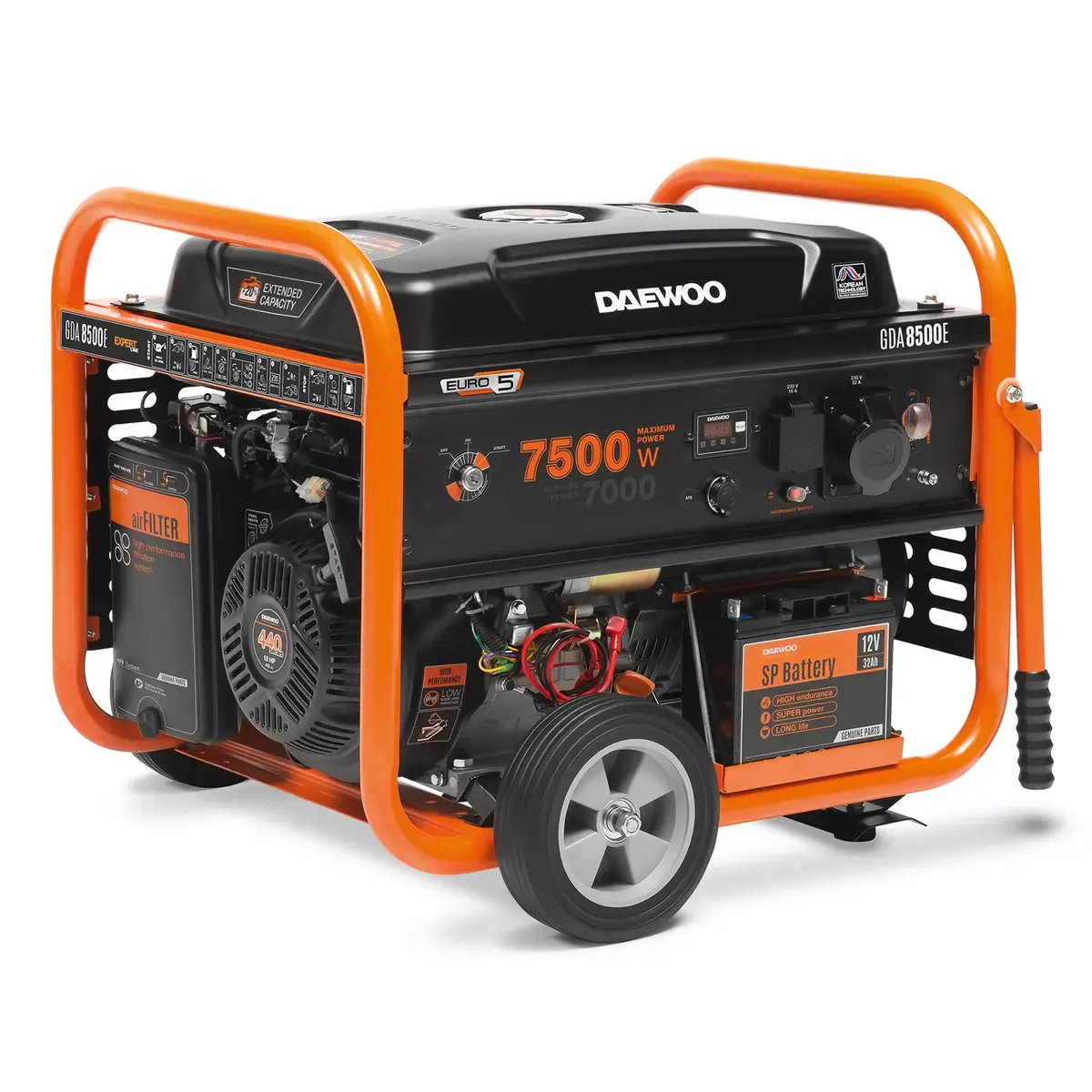 Бензиновый генератор DAEWOO GDA 8500E Photo 1