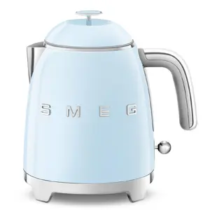 Smeg 50's Style KLF05PBEU Electric Kettle Pastel Blue 1400 W 0.8 L Capacity Plastic Housing with Auto Power Off and Boil-Dry Protection