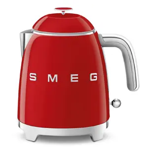 Smeg 50's Style KLF05RDEU Mini Electric Kettle 1400 W 0.8 L Red Plastic with Auto Power Off and Boil-Dry Protection