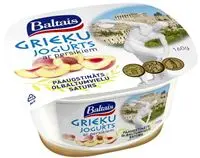 Baltais Grieķu jogurts ar persikiem
