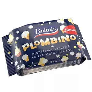Biezpiena uzkoda Baltais Plombino ar plombīra garšu 38 g