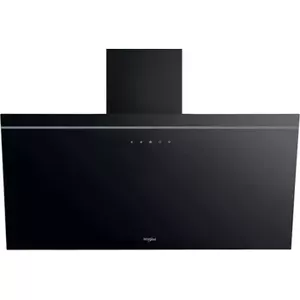 Whirlpool WHVP 82F LT K sienas tvaika nosūcējs melns 650 m³/h skārienpults energoefektivitātes klase A