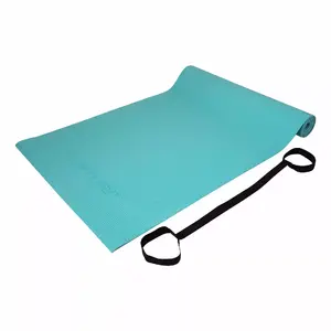 Jogas paklājs Tunturi 14TUSYO035 PVC 4 mm, tirkīzzils, 1830×610 mm