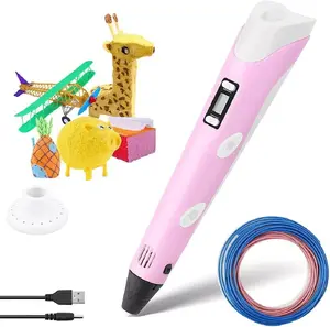 3D printing pen Fusion Accessories FUS3DPENPI — for 1.75 mm PLA and ABS filaments, pink