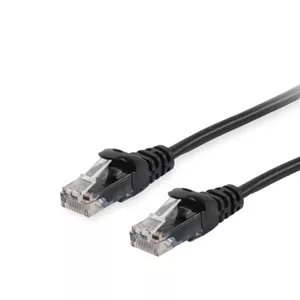 Network Cable Equip Cat.6 U/UTP Patch Cable RJ-45 Cat6 3.0m Black