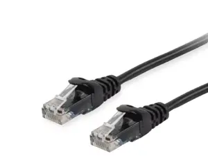 Патч-кабель Equip Cat.6 U/UTP RJ-45 0.5м Черный
