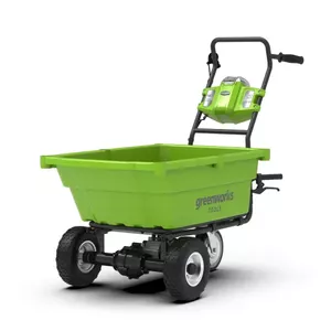 Motorais ratiņkrēsls GreenWorks G40GC — 3 riteņi, cietie riteņi, 40 V, 550×290×860 mm