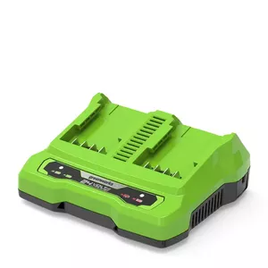 Akumulatoru lādētājs GreenWorks G24X2UC2 divvietīgs 24V Li‑Ion, 4A, 2 šūnas, ātrā uzlāde
