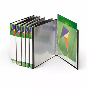 Document folder FORPUS A4 10 pockets black