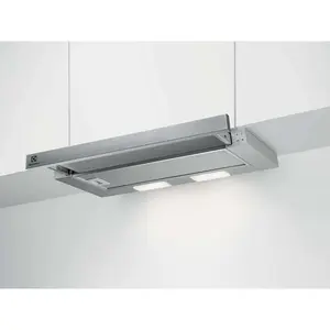 Electrolux LFP226S Вытяжная кухонная вытяжка полувстроенная выдвижная Серый Нержавеющая сталь 330 м³/ч 3 скорости LED освещение