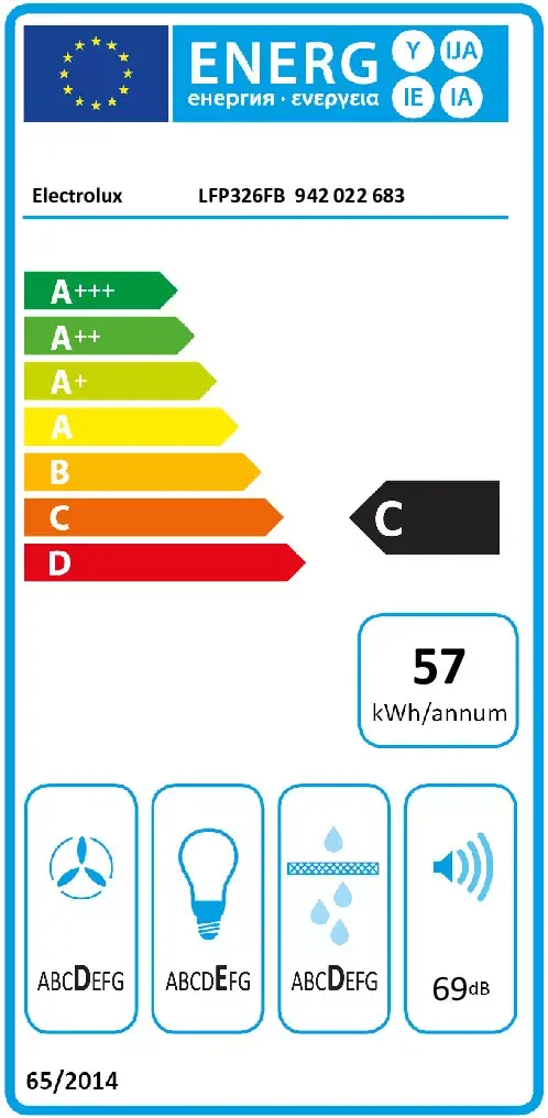 Iebūvējams Electrolux LFP326FB Photo 4
