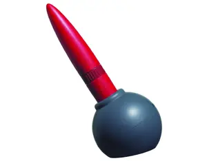 ViceVersa inky potato peeler red 13532 with scraper and peeling knife made of ABS plastic and stainless steel