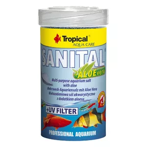 Ūdens kondicionieris Tropical Sanital 100 ml — akvārija ūdens apstrādei