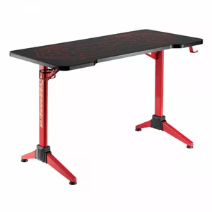 Spēļu galds MACLEAN RS163 RGB LED, liela virsma, maksimālā slodze 100 kg, maksimālais augstums 760 mm