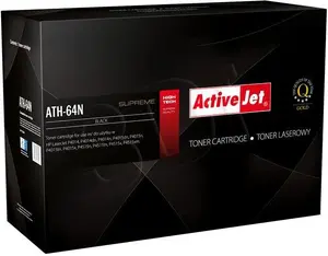 Тонер-картридж ActiveJet ATH-64N чёрный для HP, совместимый, с интегрированным барабаном, ресурс 10000 стр.