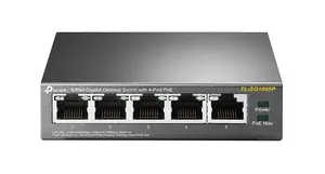 Неуправляемый коммутатор TP-Link TL-SG1005P 5-портовый Gigabit PoE