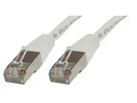 MicroConnect B-FTP5005W Cat5e F/UTP tīkla kabelis RJ-45 vīrietis pret vīrieti 1000 Mbit/s apaļš PVC balts
