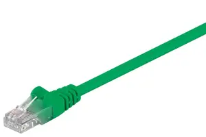 MicroConnect B-UTP5005G Tīkla kabelis 0.5 m Cat5e U/UTP RJ-45 vīrietis / RJ-45 vīrietis apaļš zaļš