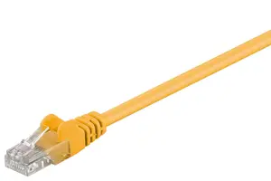 Tīkla kabelis Microconnect B-UTP5005Y Cat5e U/UTP 0.5 m RJ-45 dzeltens apaļš