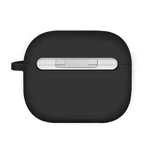 Silikona aizsargvāciņš ar ausu āķiem AirPods 3 — Uniq Nexo, pelēks