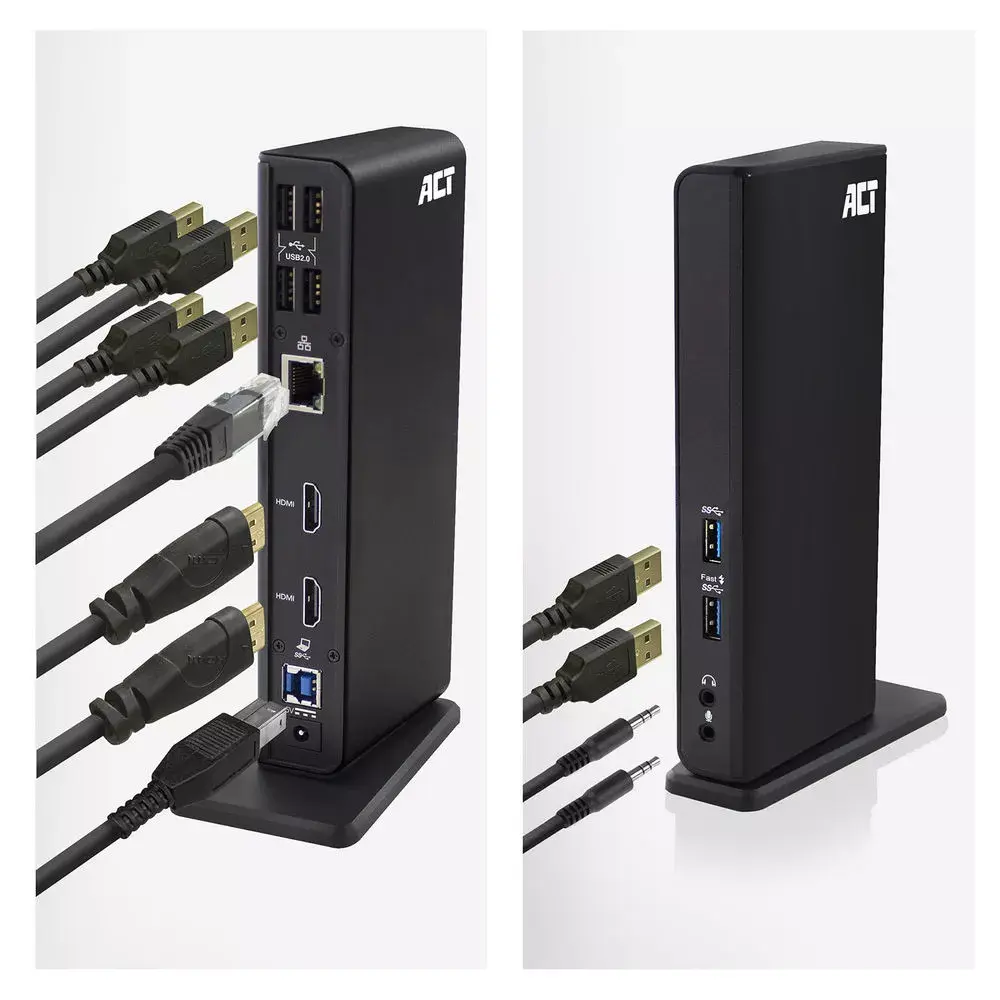 ACT AC7049 universālā USB-C un USB-A dokstacija Photo 7