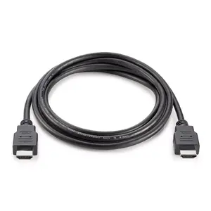Standarta HDMI kabelis HP 1,8 m, HDMI Type A vīrietis–vīrietis, zelta pārklājuma kontakti, melns
