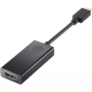 HP USB-C uz HDMI 2.0 Melns 111.2mm Platums 44.2mm Dziļums 17.1mm Augstums