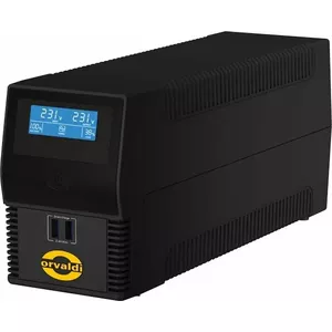 Nepārtrauktā barošanas avots ORVALDI ID850IEC 0.8 kVA (480 W) — rezerves UPS mājai un birojam