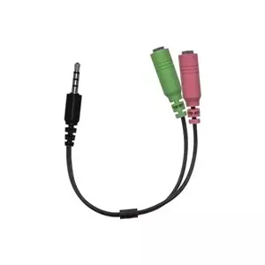 Audio adapteris Genius ACC-100 2x sieviešu 3.5 mm spraudnis uz 1x vīriešu 3.5 mm spraudni