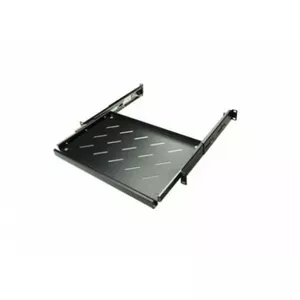 1U Telescopic Shelf ProBase TS-55BL 19-inch 550 mm Black for 19" Racks