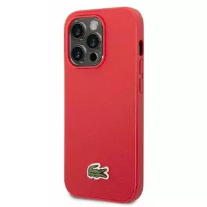 Vāciņš Lacoste Apple iPhone 14 Pro ar Petit Pique logotipu — sarkans
