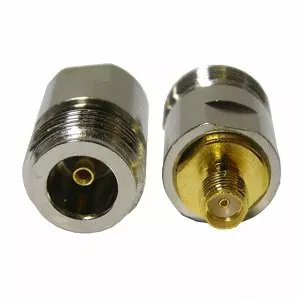Koaksiālais adapteris MikroTik CA-NF-SF — N female uz SMA female