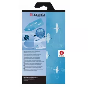 Gludināmās dēļa pārvalks Brabantia 124x38 cm Krāsains maisījums (B)