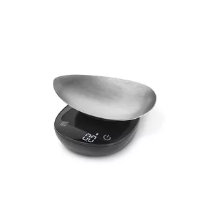 Kitchen scale Caso FinoCompact 03201 — 0.5 kg capacity, 1 g graduation, LED display, stainless steel/black