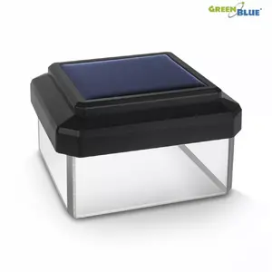 Solar fence lamp GreenBlue GB125 LED 6040 — outdoor solar-powered LED fence light