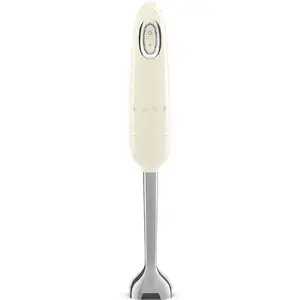 Smeg HBF11CREU Immersion Blender 700 W Cream 2 Speeds Turbo Stainless Steel Blades