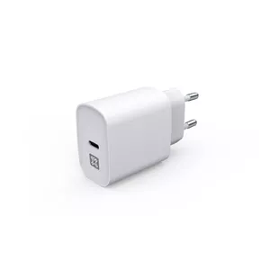Lādētājs xtremeMac XWH-SPC30-03 — iekštelpu AC ātrlādētājs viedtālrunim un planšetdatoram, USB‑C 1 ports, 100–240V, balts