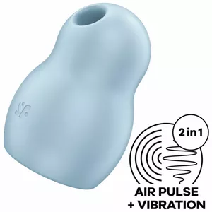 Вибратор Satisfyer Силикон Синий