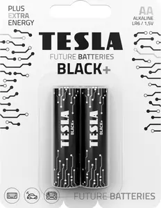 TESLA AA BLACK+ Sārmu baterijas LR06 2 gab.