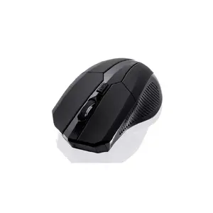 Peles IBOX i005 PRO — Ambidekstra RF bezvadu lāzera, 1600 DPI, 3 pogas, melna