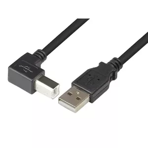 Techly USB 2.0 kabelis A male / B male leņķis 1m ICOC U-AB-10-ANG